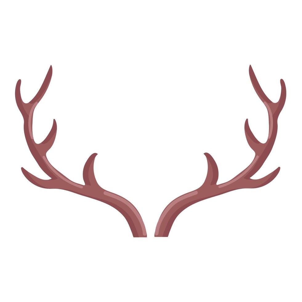 Deers anthlers icon clipart avatar logotype isolated llustration vector