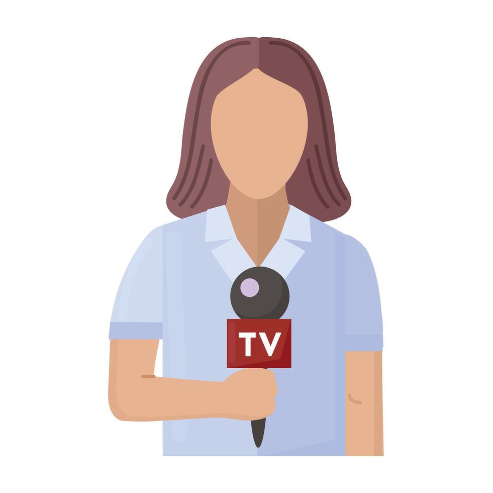 Journalist icon clipart avatar logotype isolated illustration vector