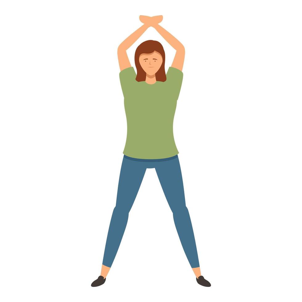 Latin zumba move icon cartoon . Health exercise vector