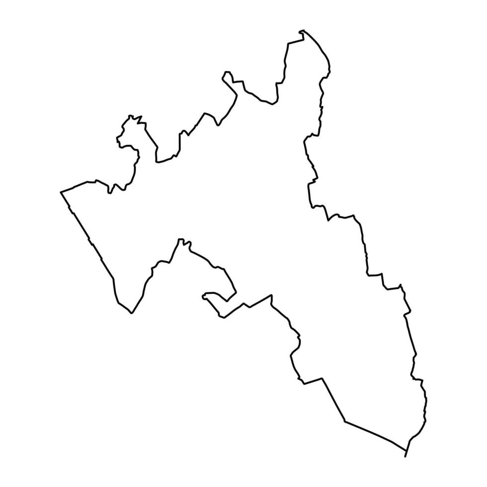 Nakuru County map, administrative division of Kenya. illustration. vector