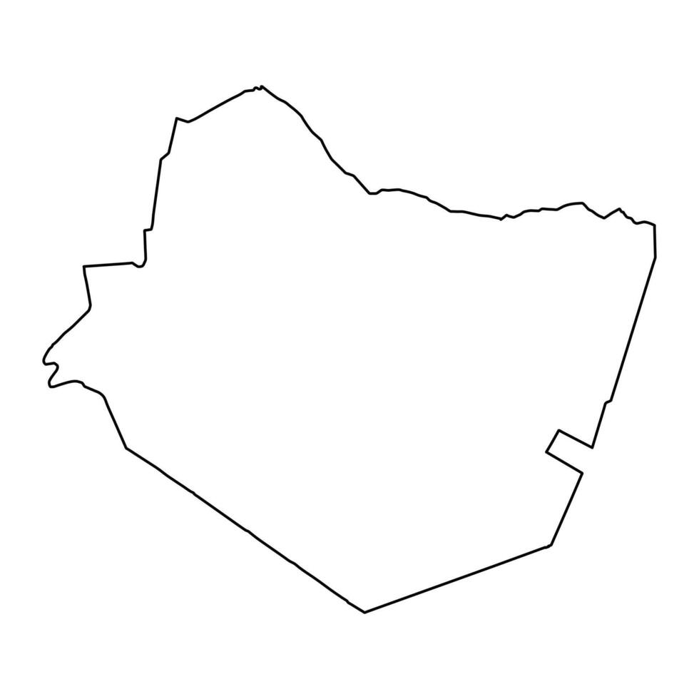 Taita Taveta County map, administrative division of Kenya. illustration. vector