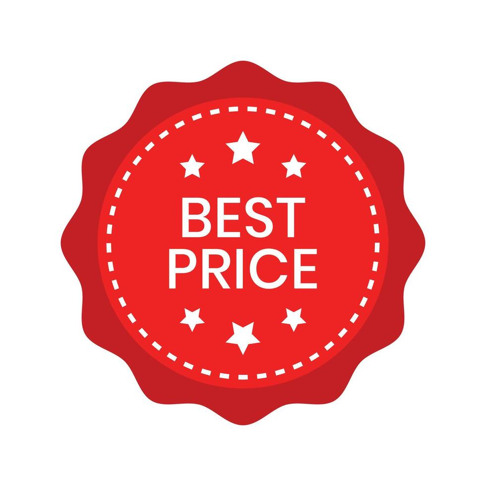 Best price quarantine label icon illustration vector