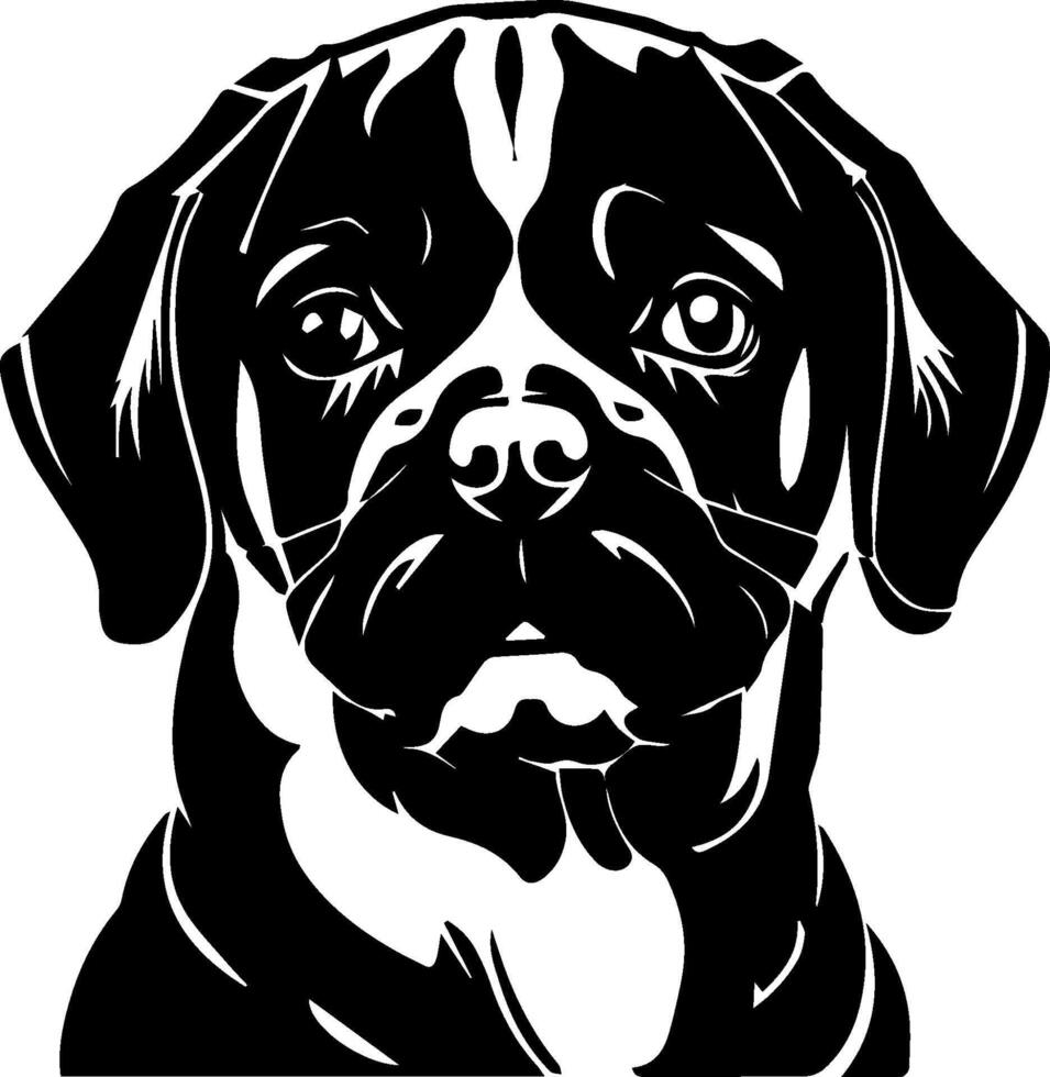 Dog face drawing Dog drawing Pug art vector