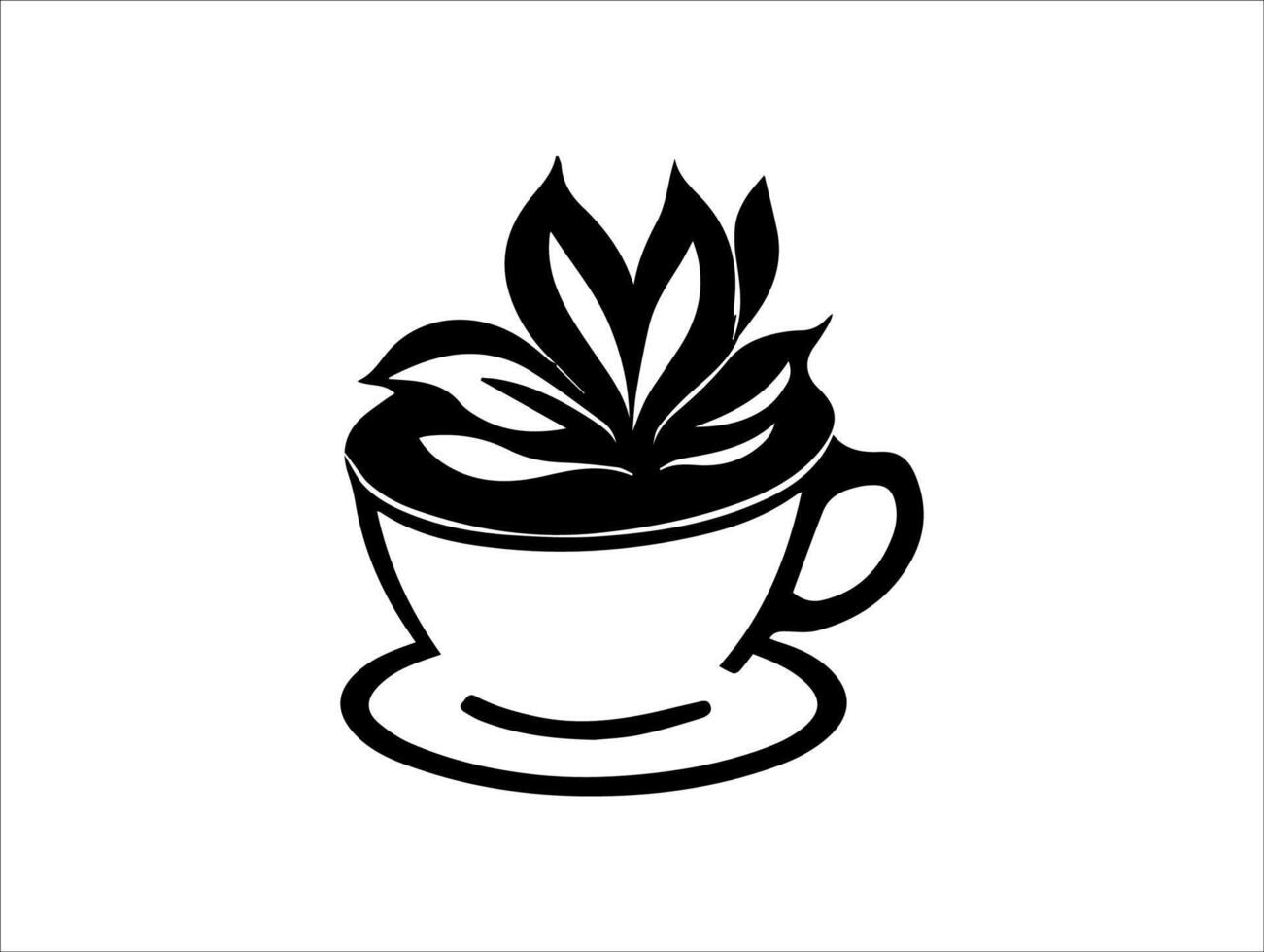 taza de cafe vector