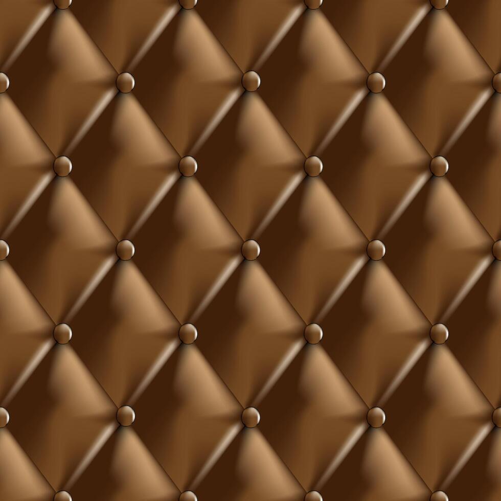 Genuine leather upholstery seamless patterns vector
