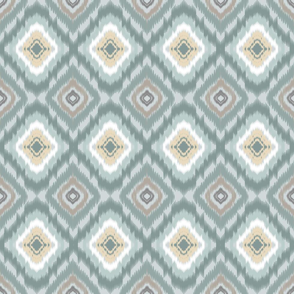 African Ikat paisley embroidery.geometric ethnic oriental seamless pattern traditional.Aztec style abstract illustration.design for texture,fabric,clothing,wrapping,decorating,carpet.boho style vector