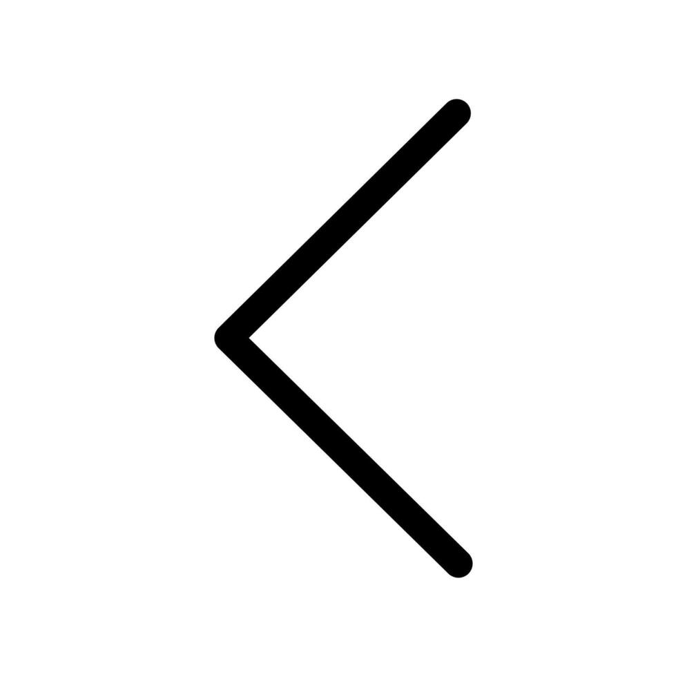 direction sign icon to the left vector