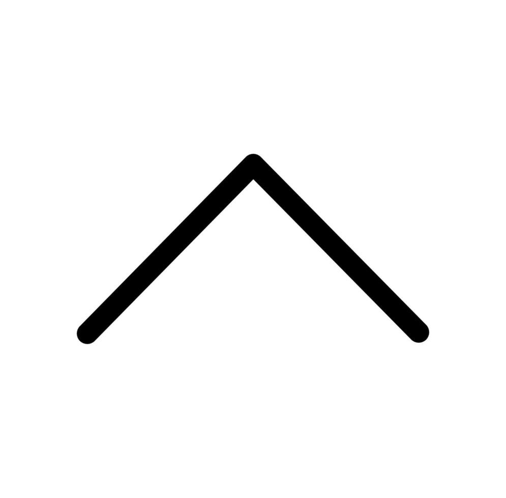 upward direction sign icon vector