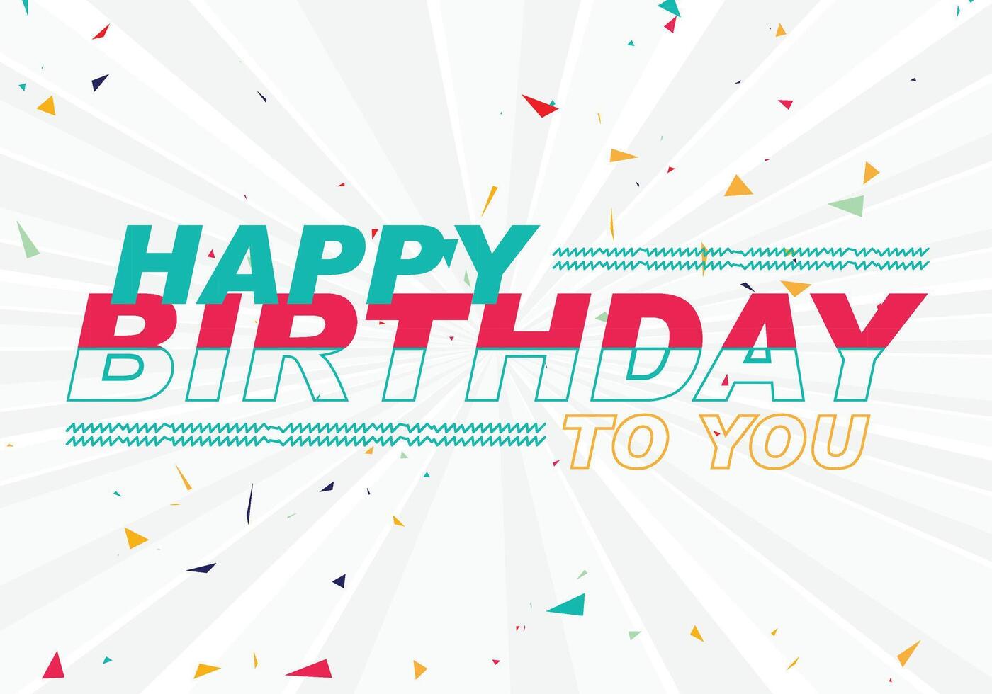 Happy birthday celebration background with realistic balloons vector