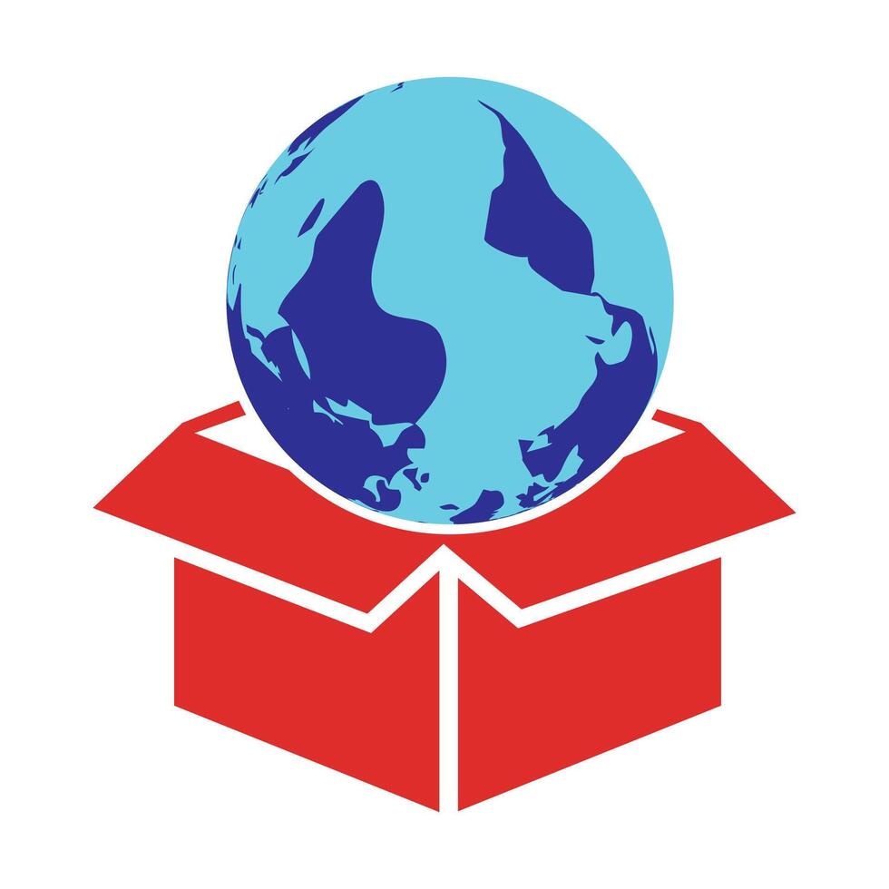 icons related to supply chain, value chain, logistic, delivery, manufacturing, commerce.Earth global country map planet line icon. vector