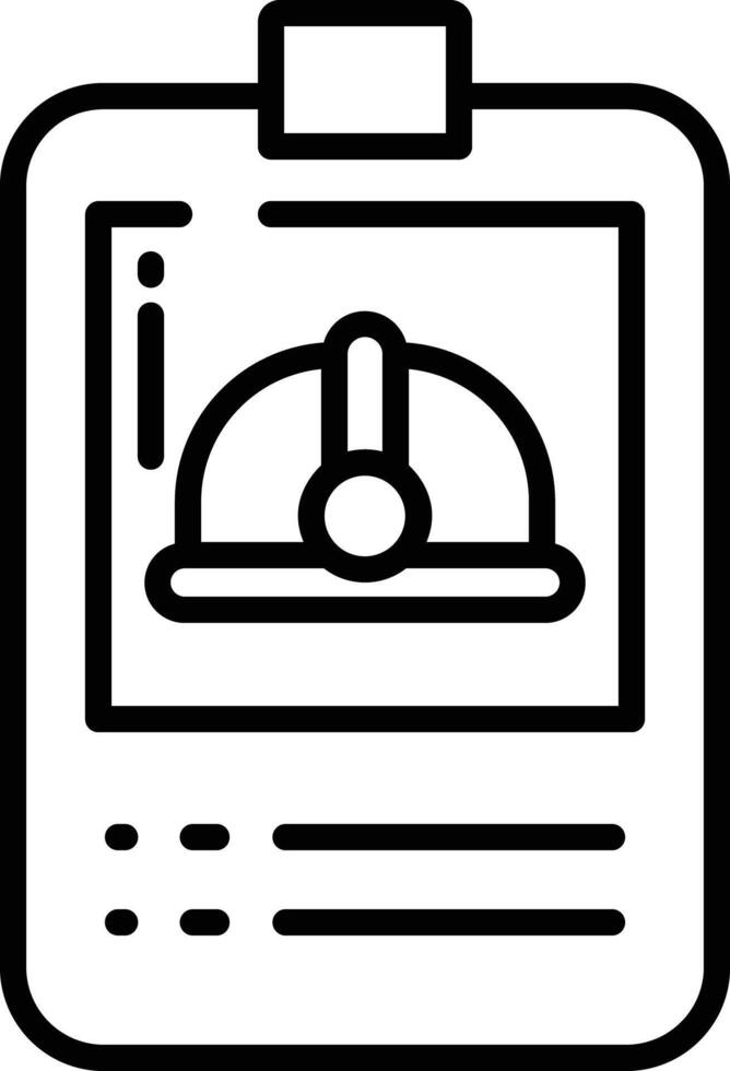 Hydraulic Jack outline illustration vector