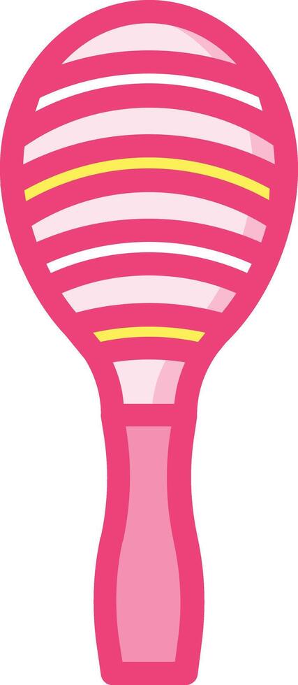 Maracas illustration design vector