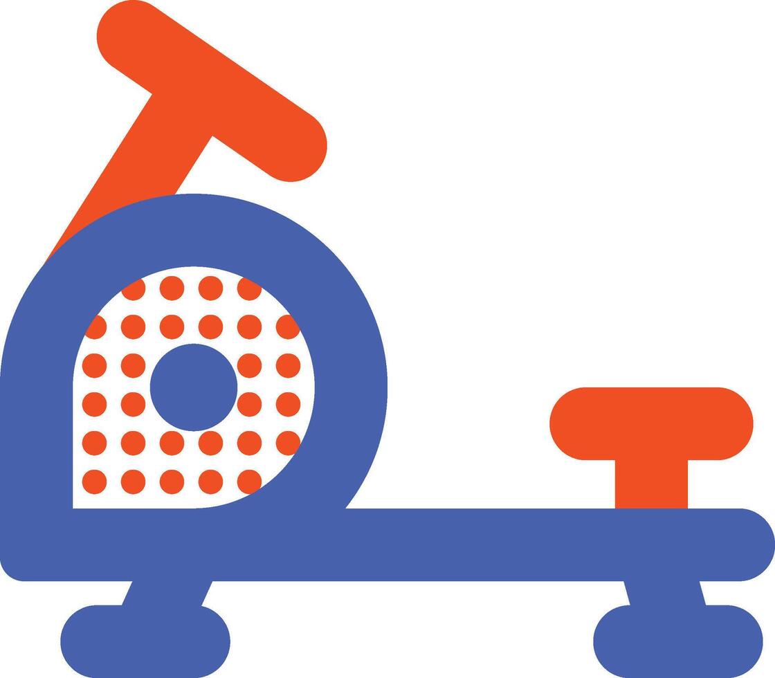 rowing machine illustration design vector