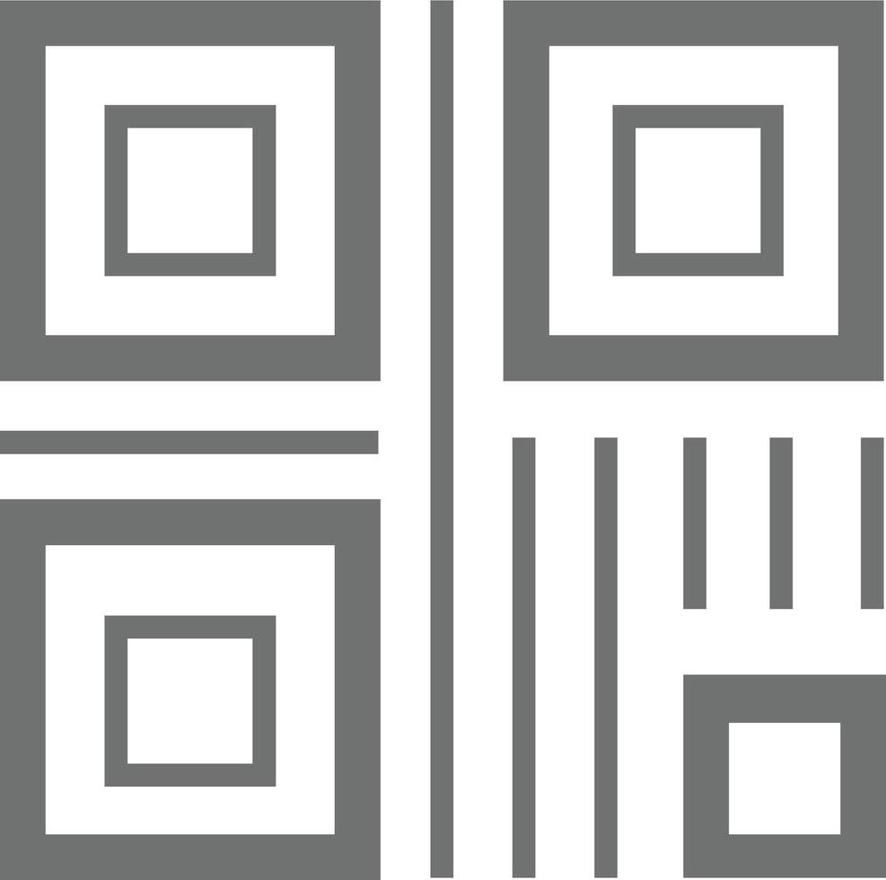 qr code illustration design vector