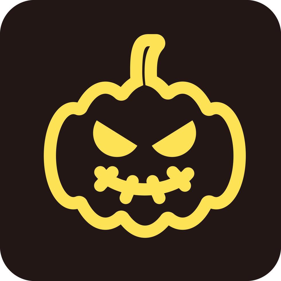 diseño de ilustración de calabaza vector