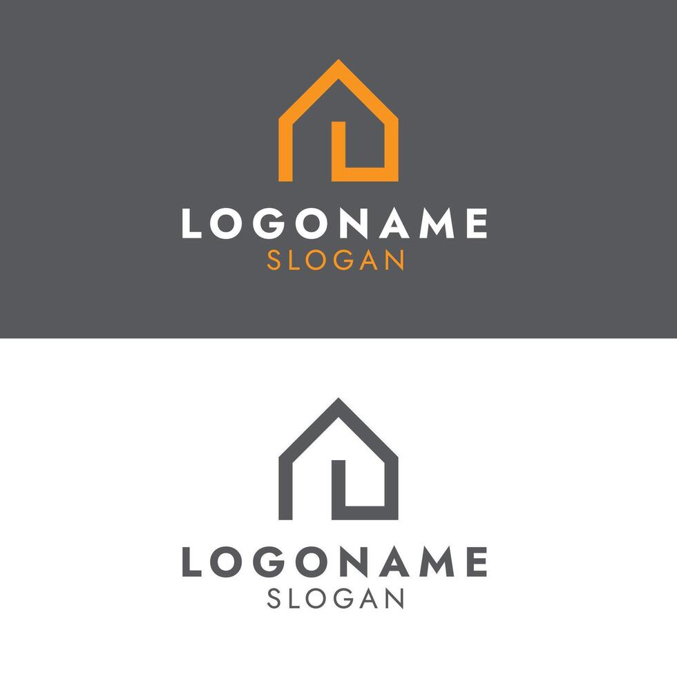 Modern minimalist business logo design, clean vector