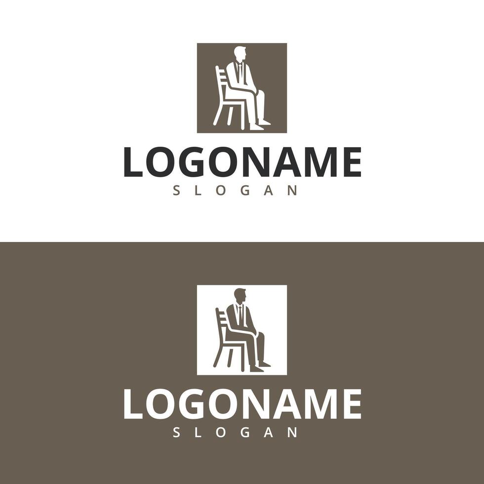 Modern minimalist business logo design, clean vector