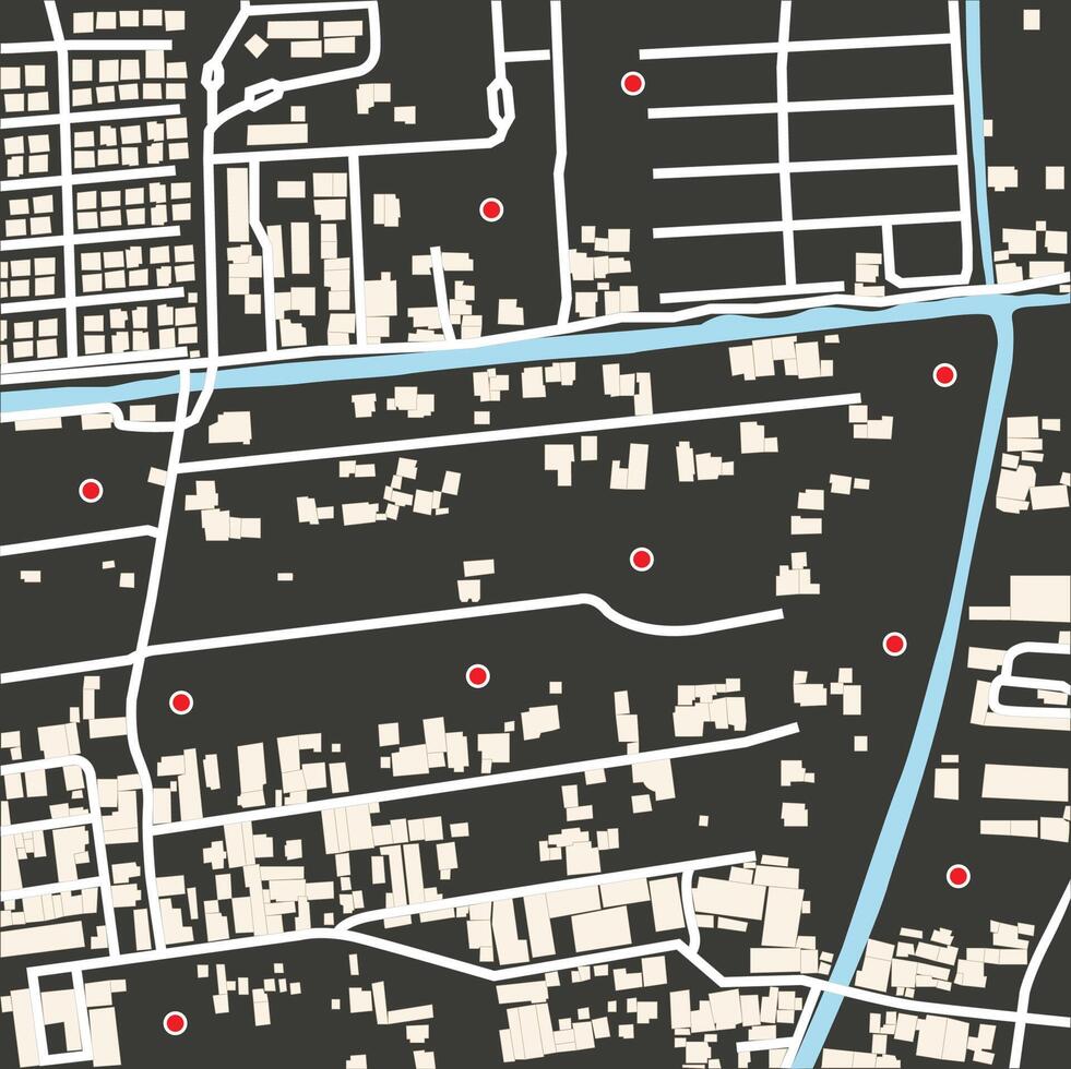 city map for any kind of digital info graphics and print publication. vector