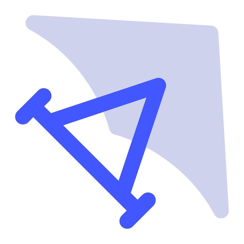 Hang Glider icon for web, app, infographic, etc vector