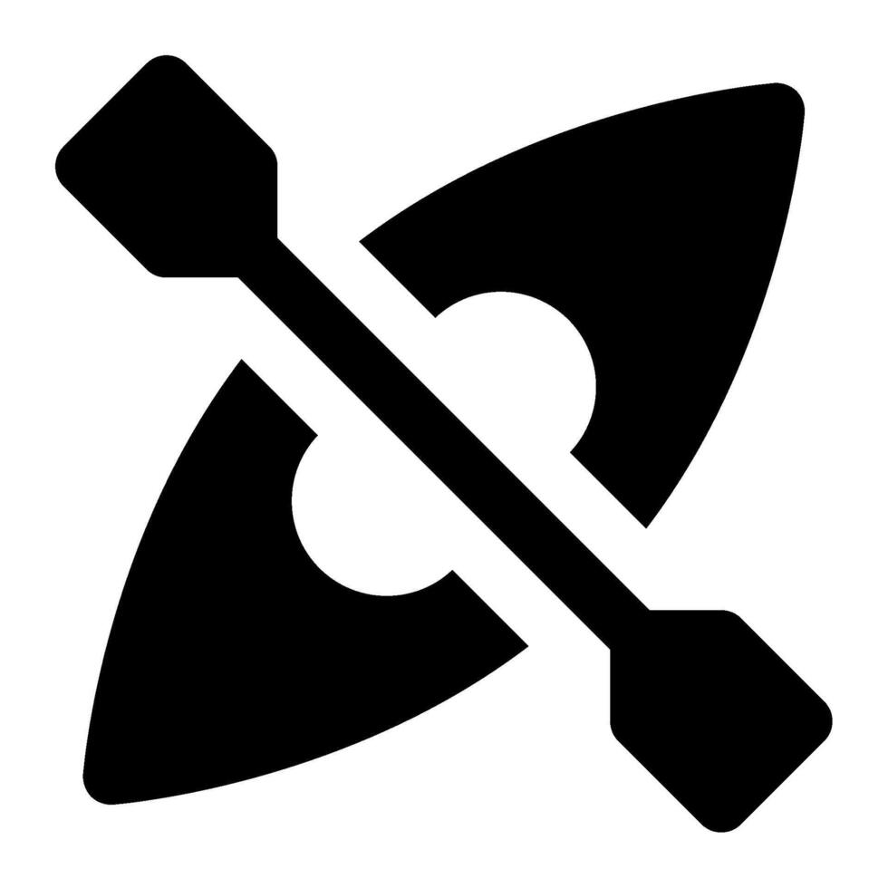 Canoe Paddle icon for web, app, infographic, etc vector