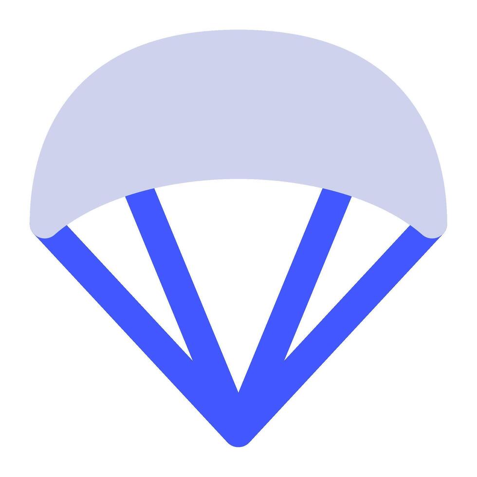 Paraglider icon for web, app, infographic, etc vector