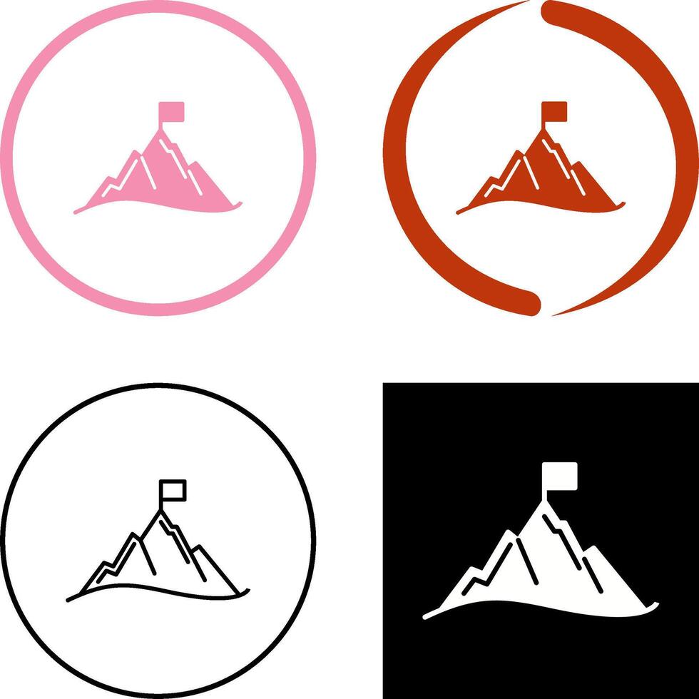 Mission Icon Design vector