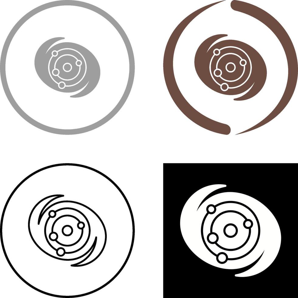 Galaxy Icon Design vector