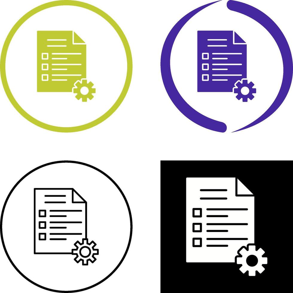 Test Icon Design vector