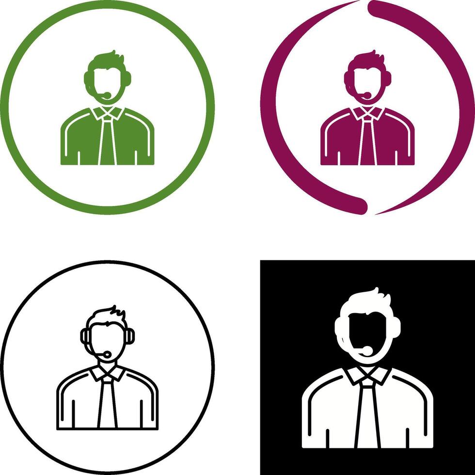 Customer Support Icon Design vector