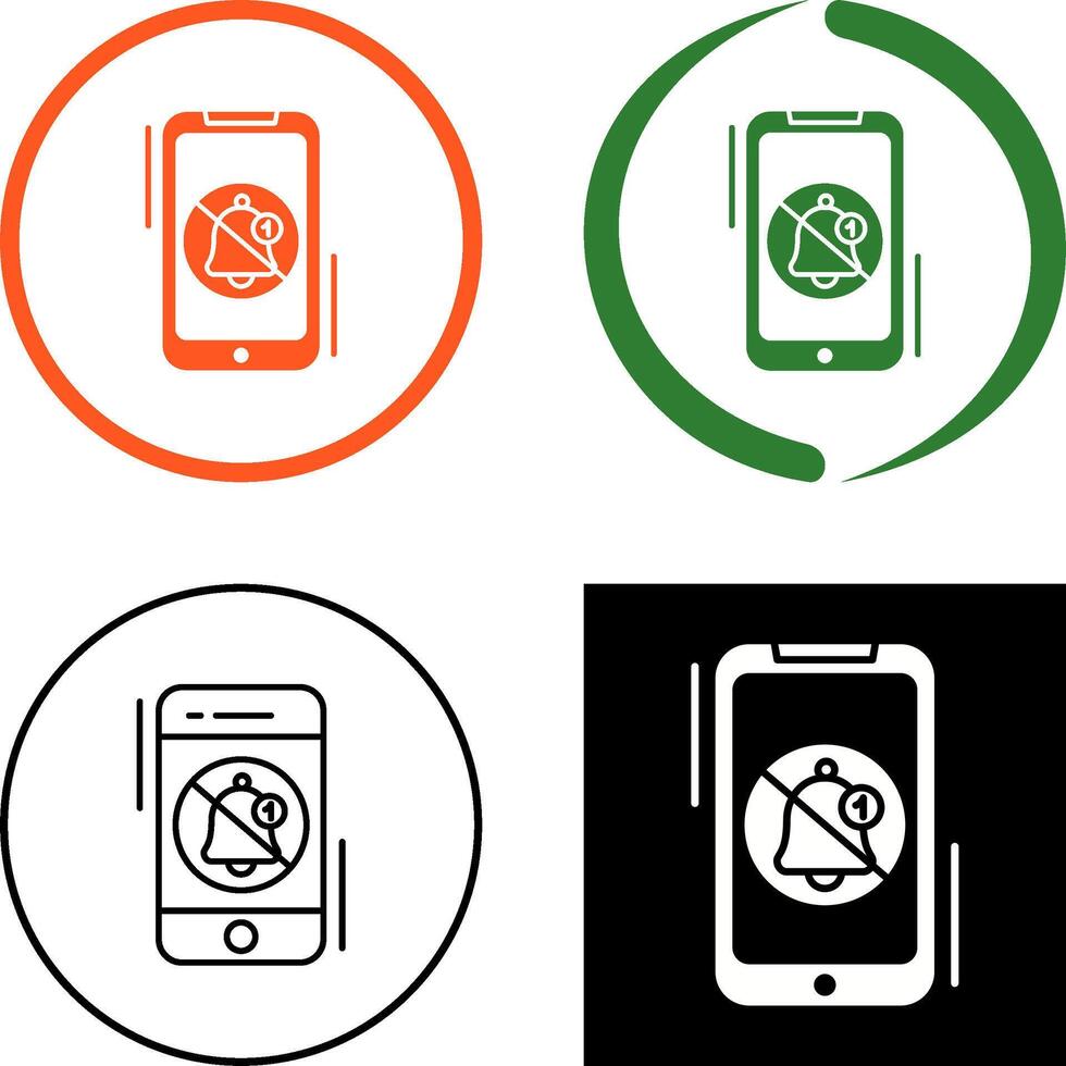 Silent Icon Design vector