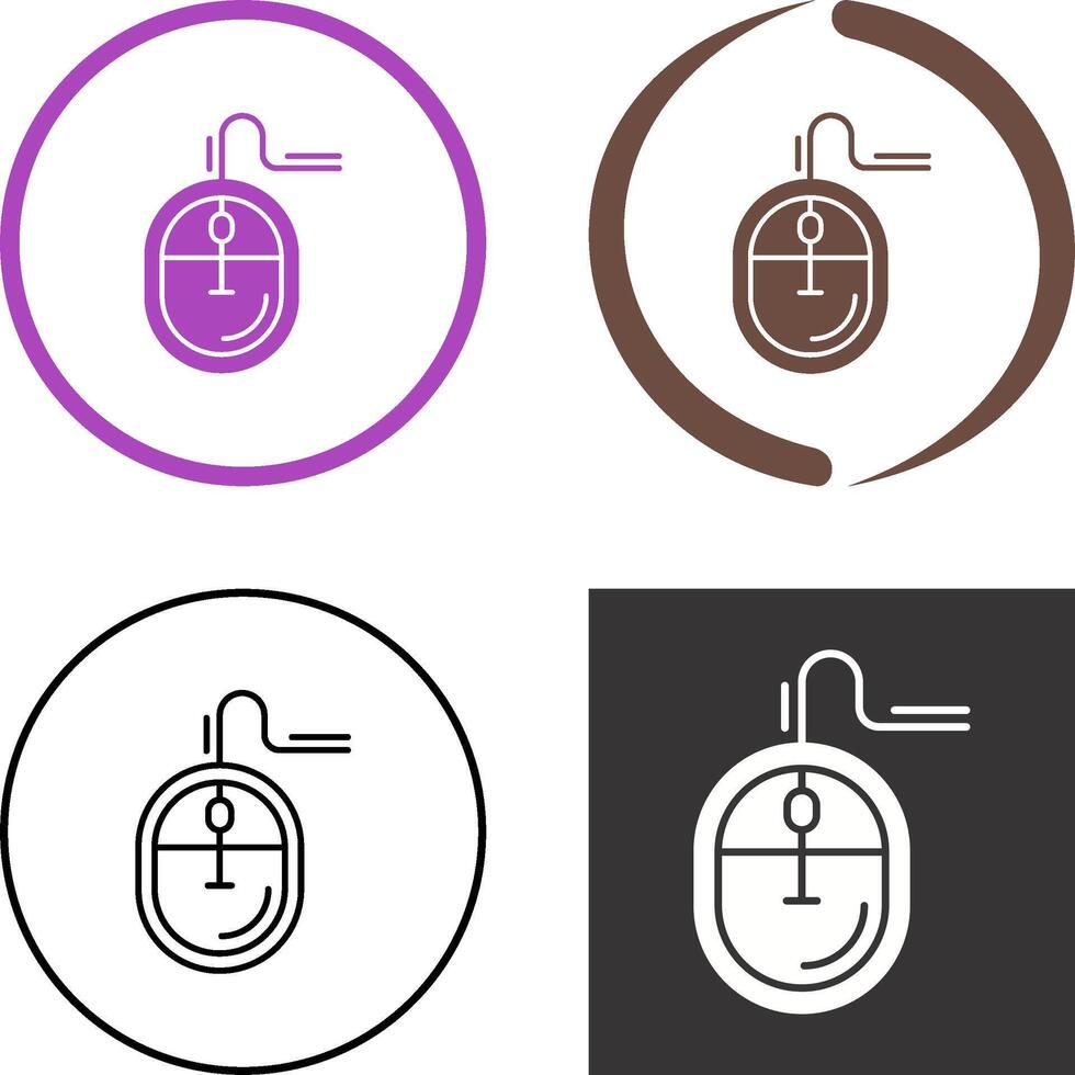 Mouse Icon Design vector