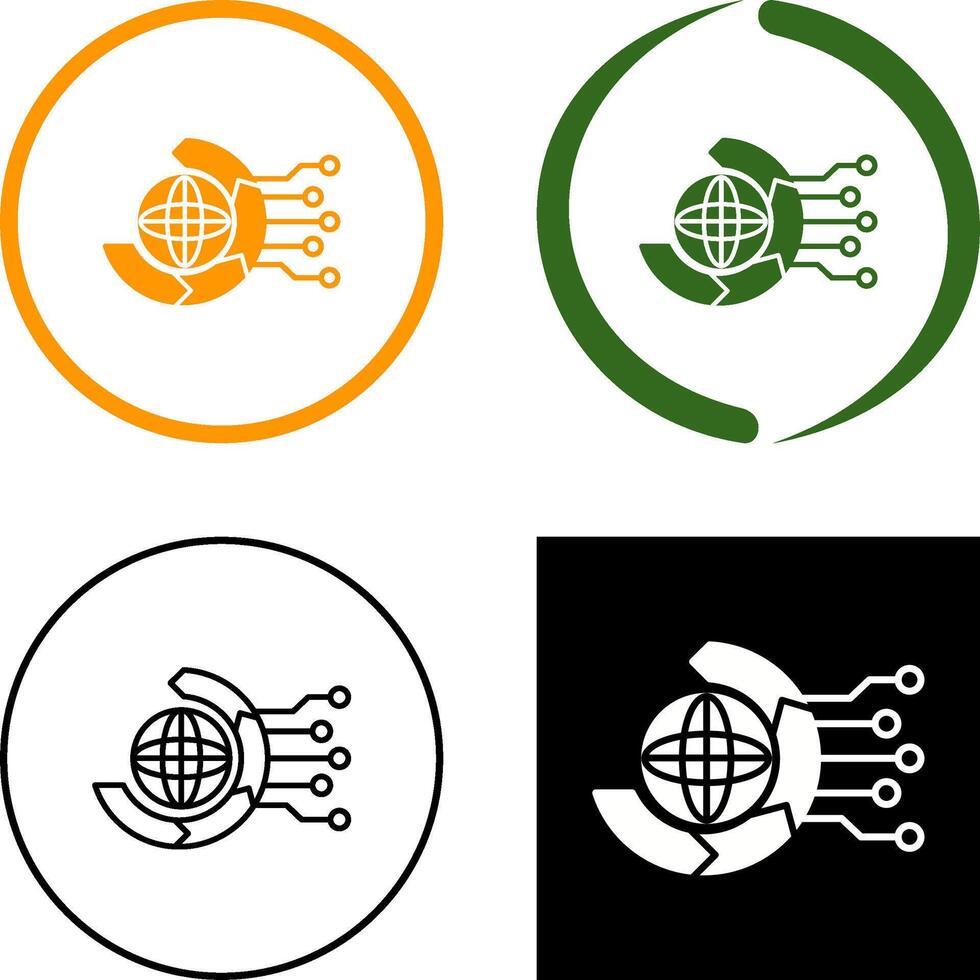 Internet Icon Design vector
