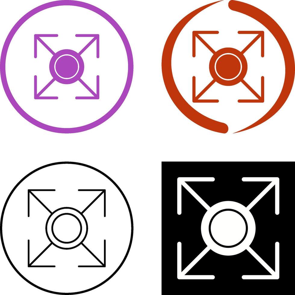 Expand Icon Design vector