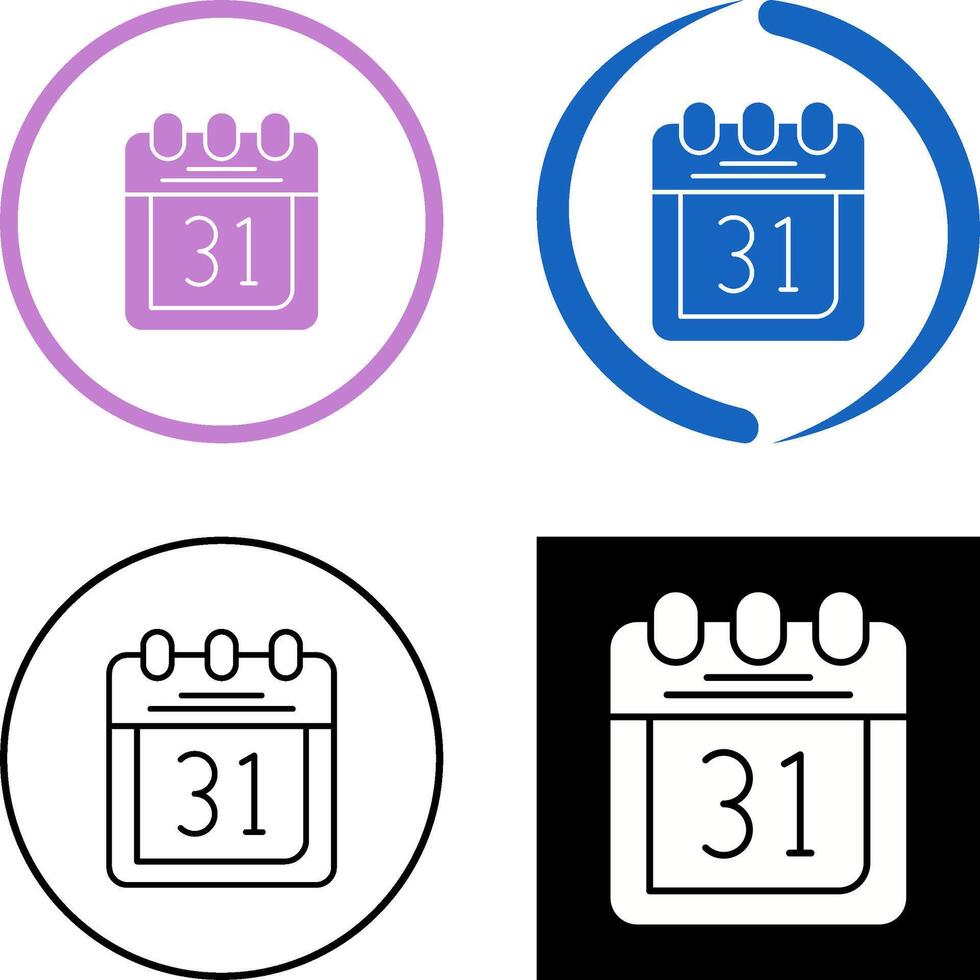 Calendar Icon Design vector