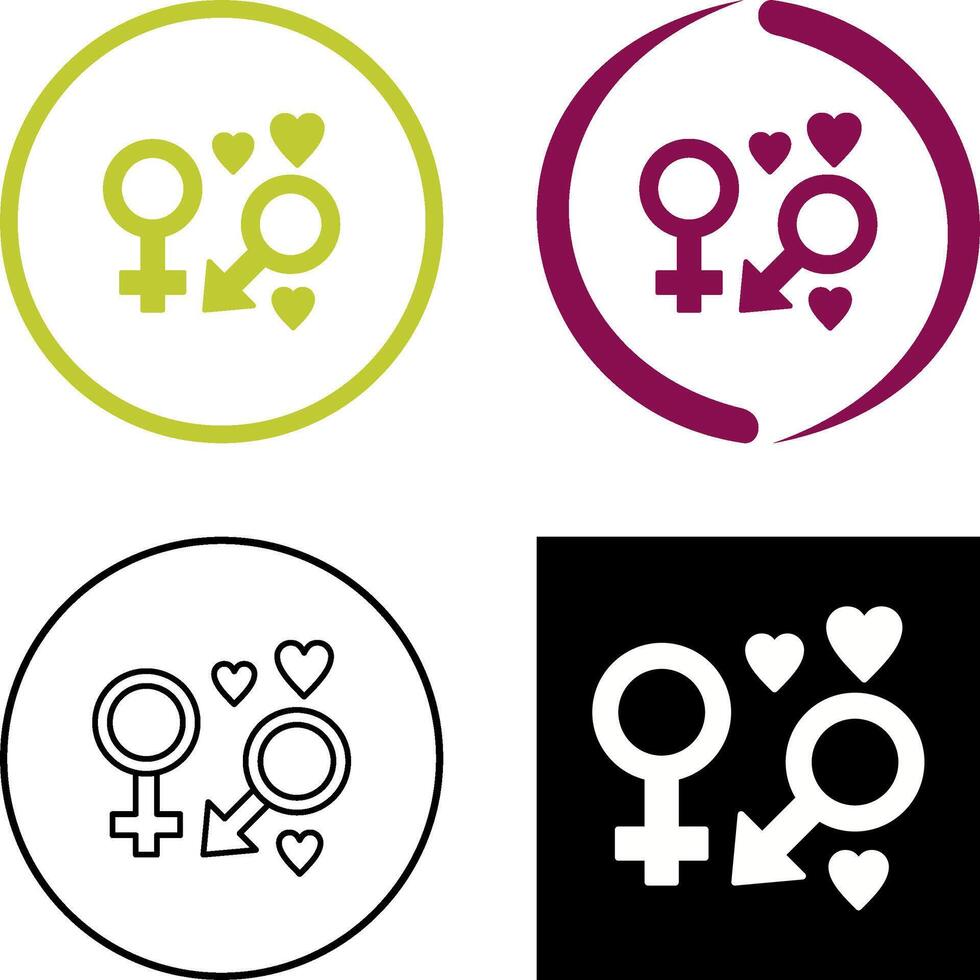 Genders Icon Design vector