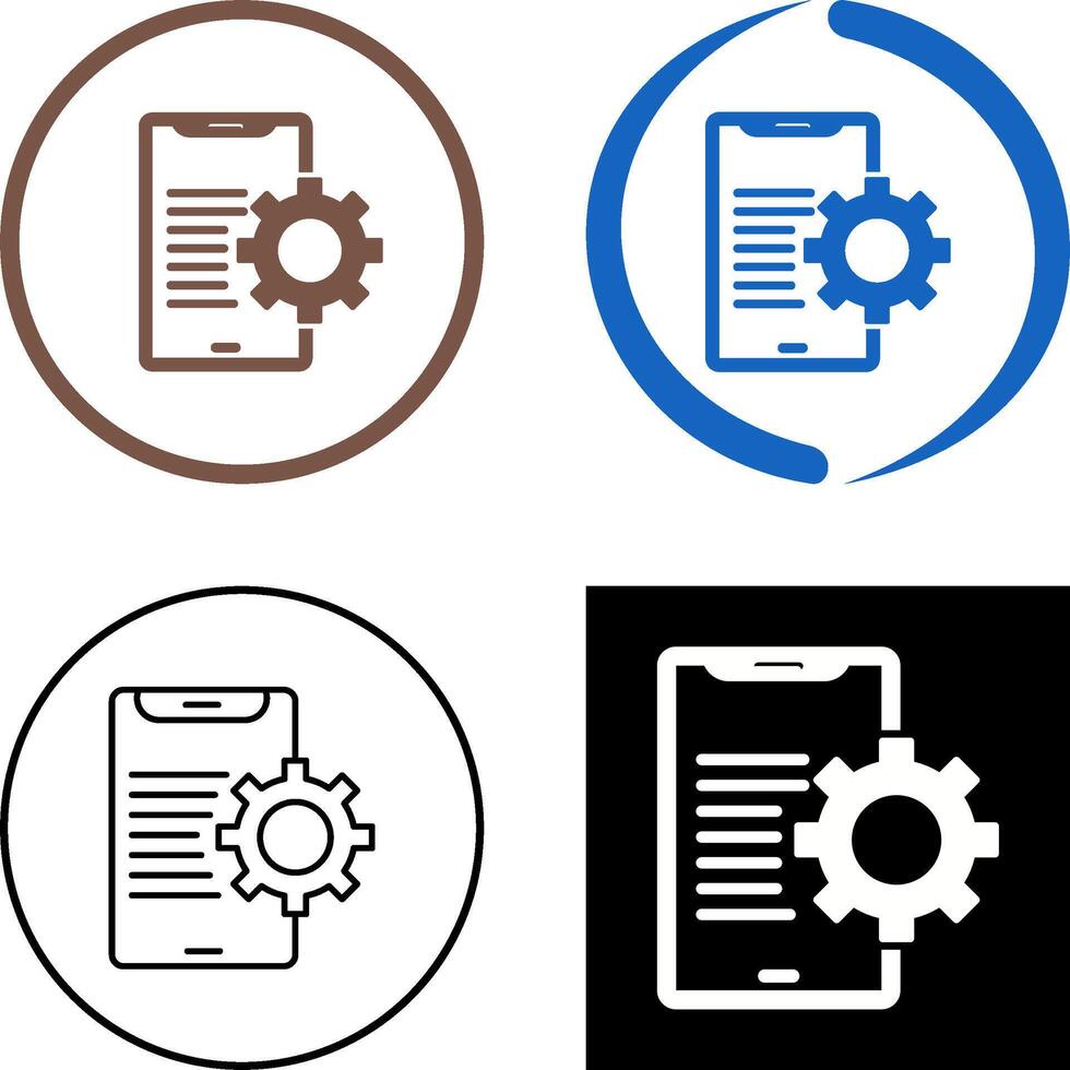 Settings Icon Design vector