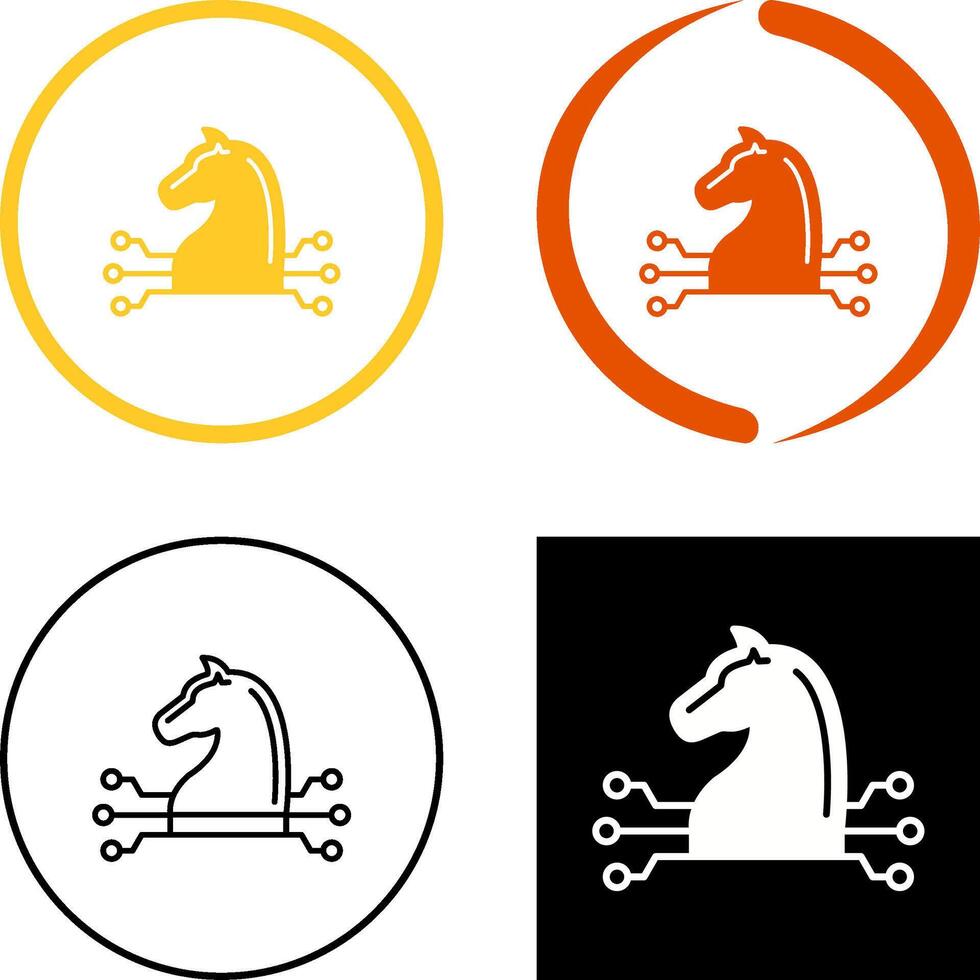 Trojan Icon Design vector