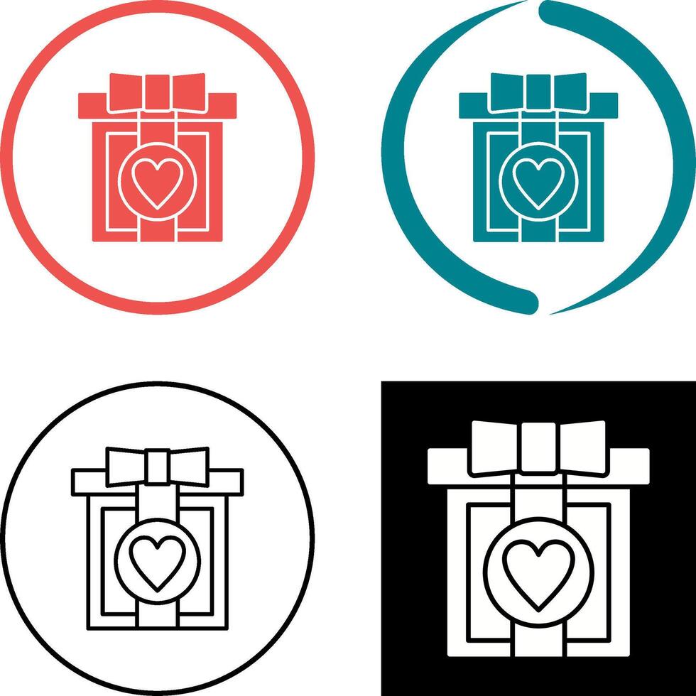 Gift Box Icon Design vector