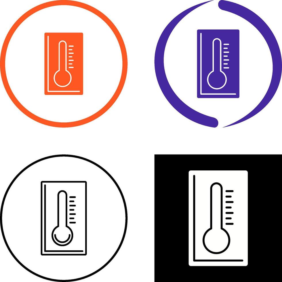 Thermometer Icon Design vector