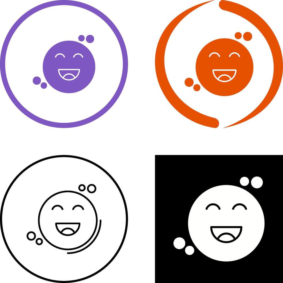 Happiness Icon Design vector