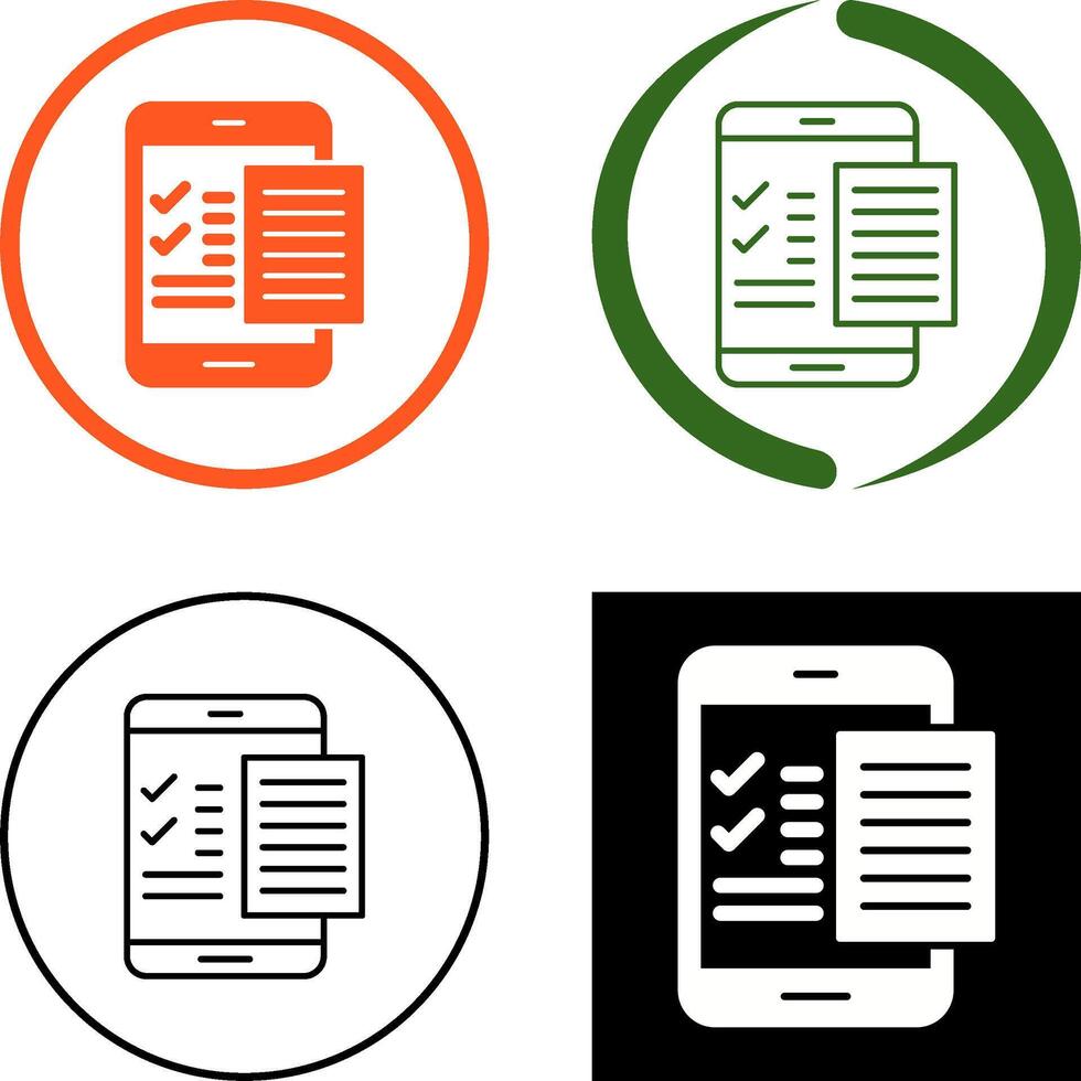 Check List Icon Design vector