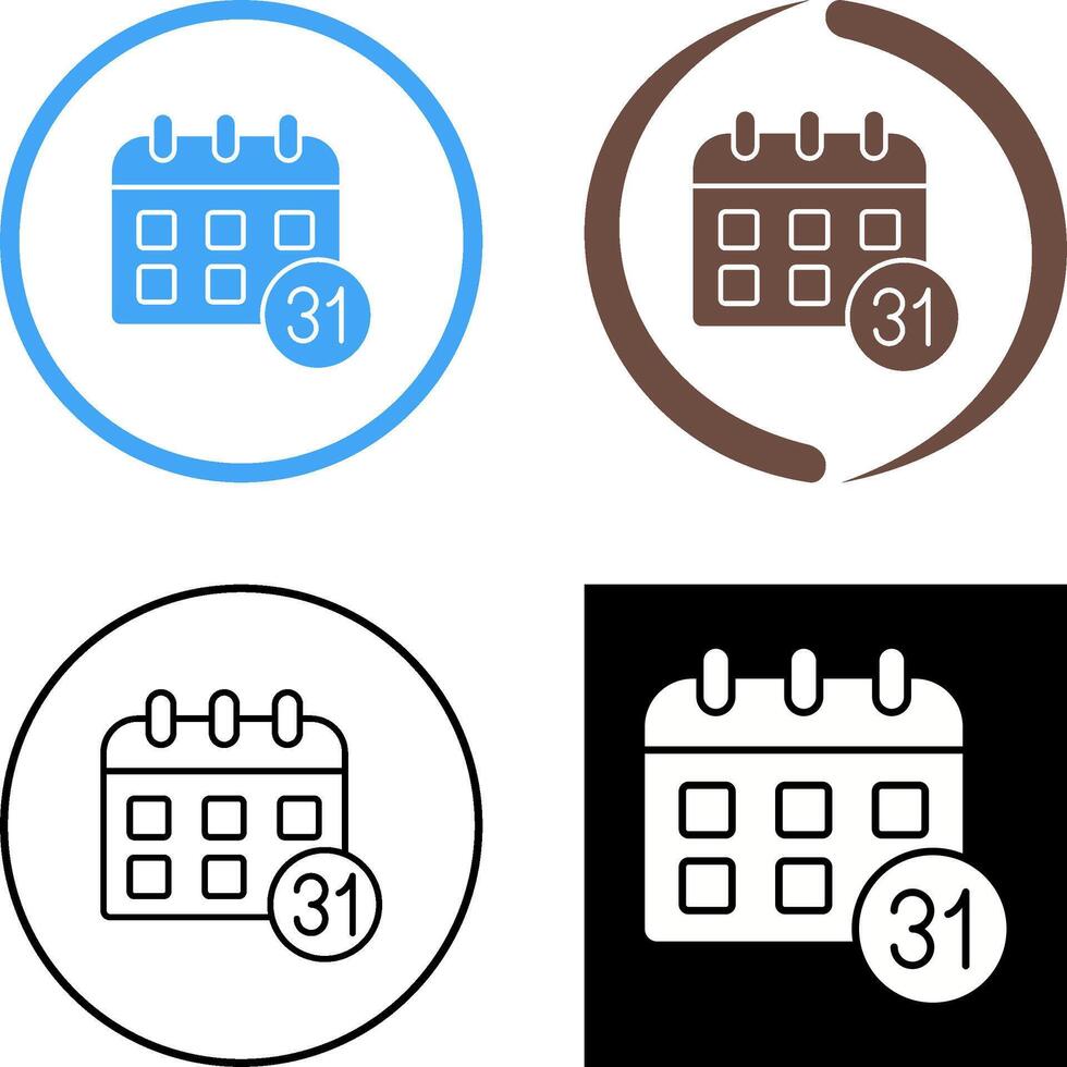 Calendar Icon Design vector
