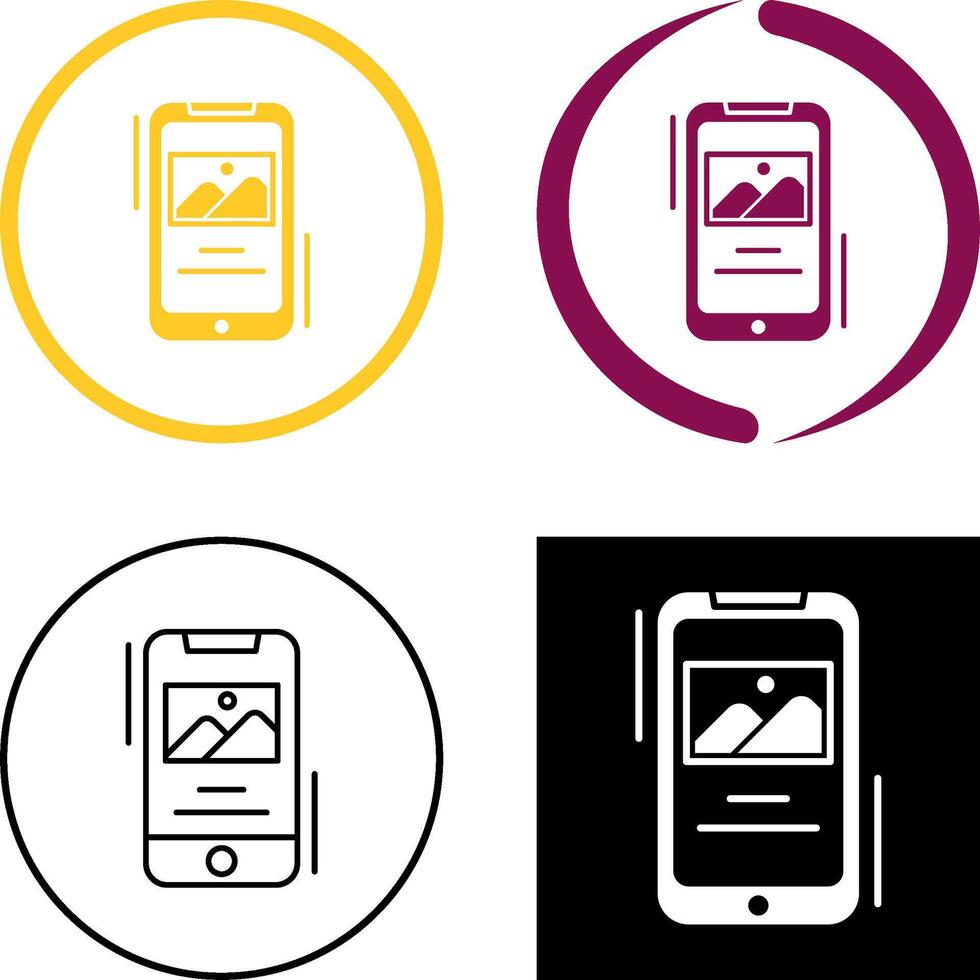 Gallery Icon Design vector