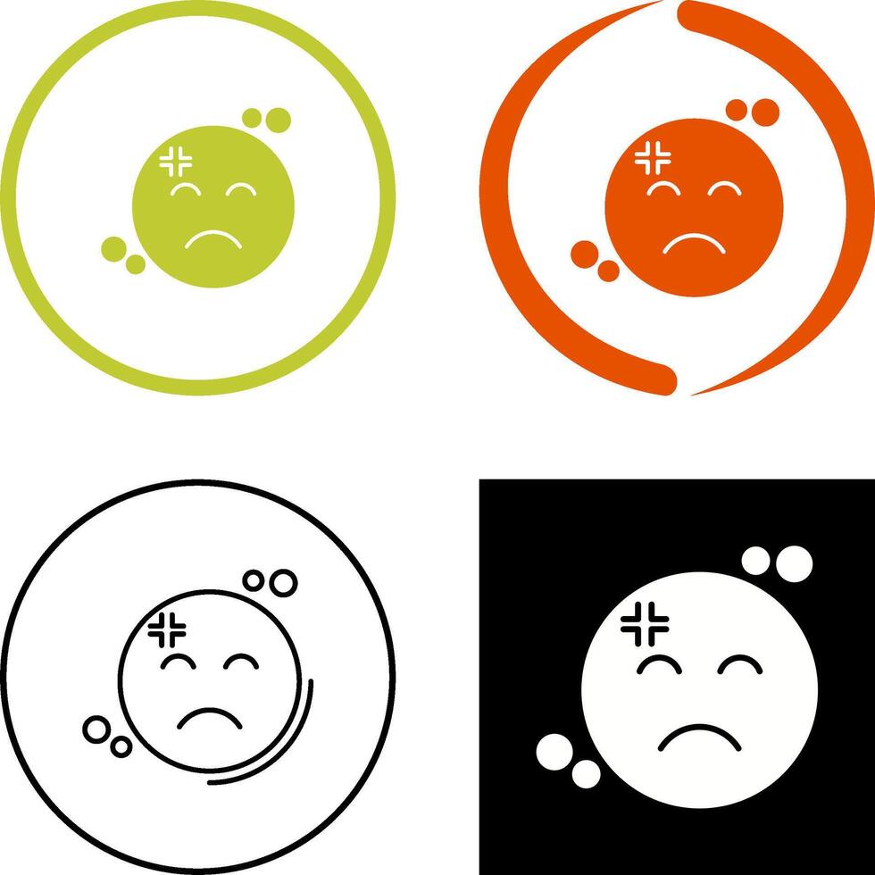 Dissapointment Icon Design vector