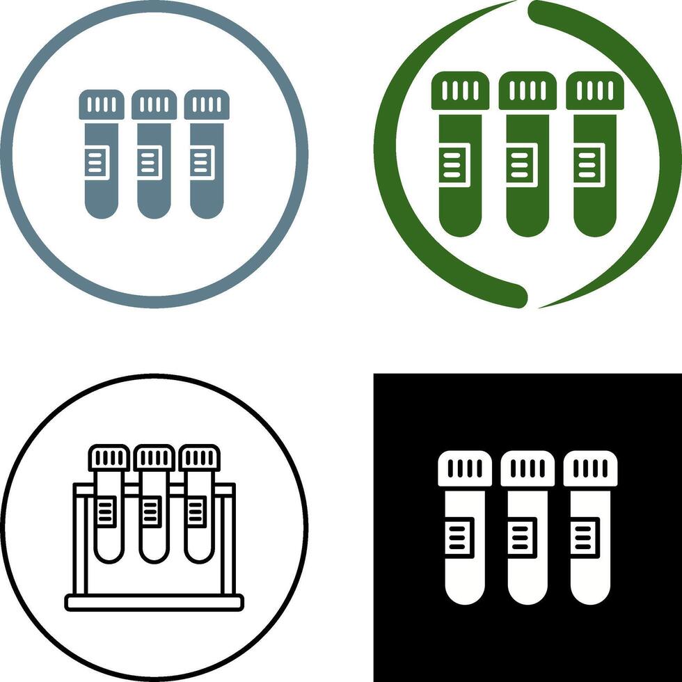 Test Tube Icon Design vector