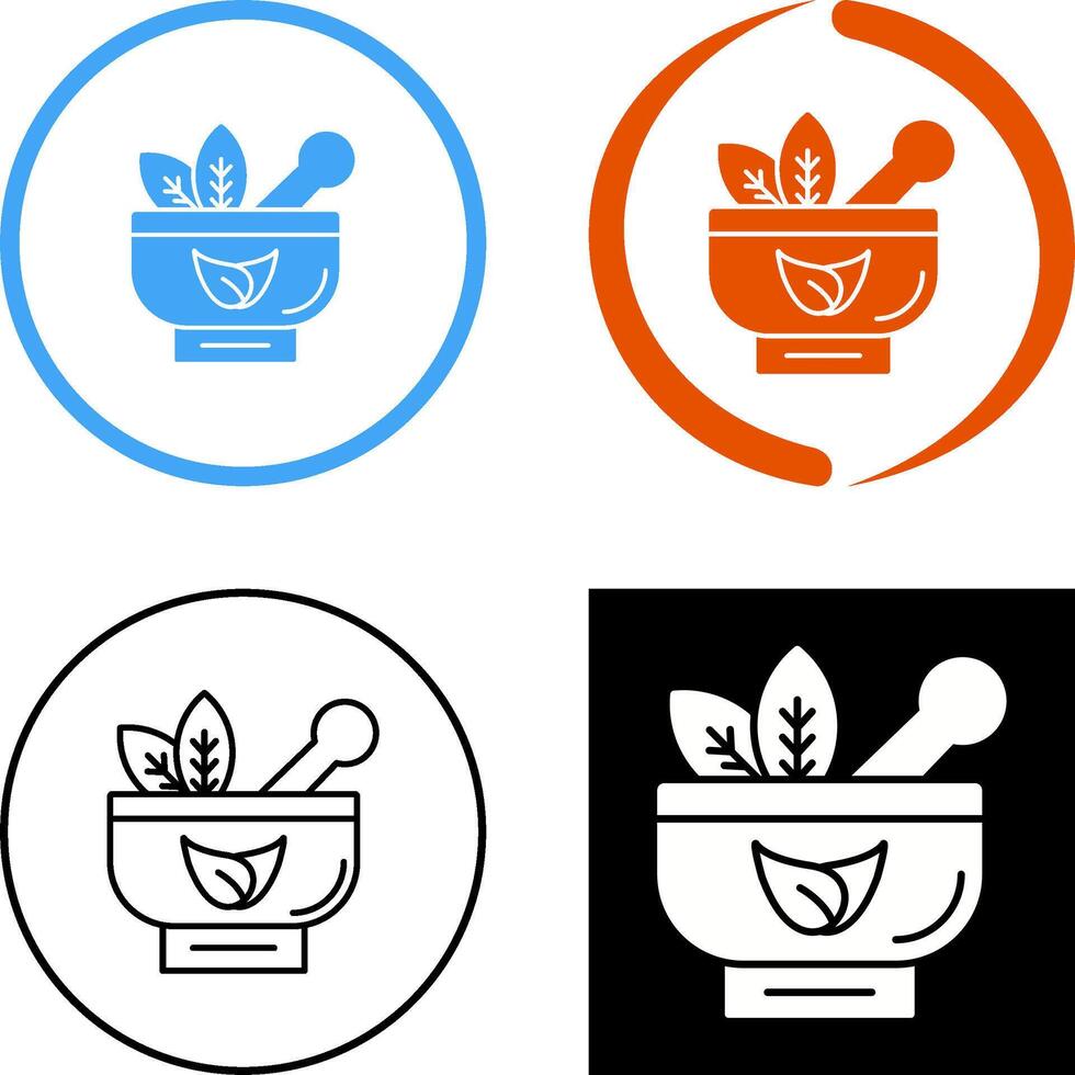 Ayurvedic Icon Design vector