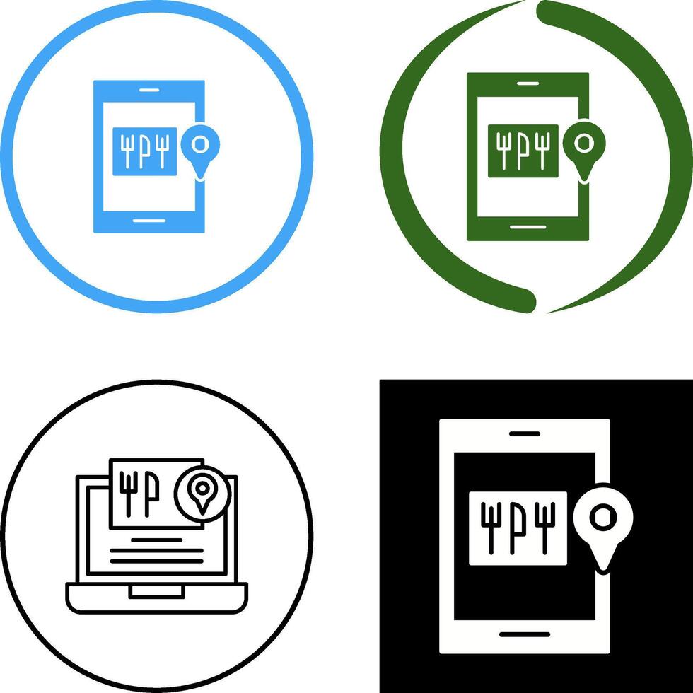 Food Delivery Icon Design vector