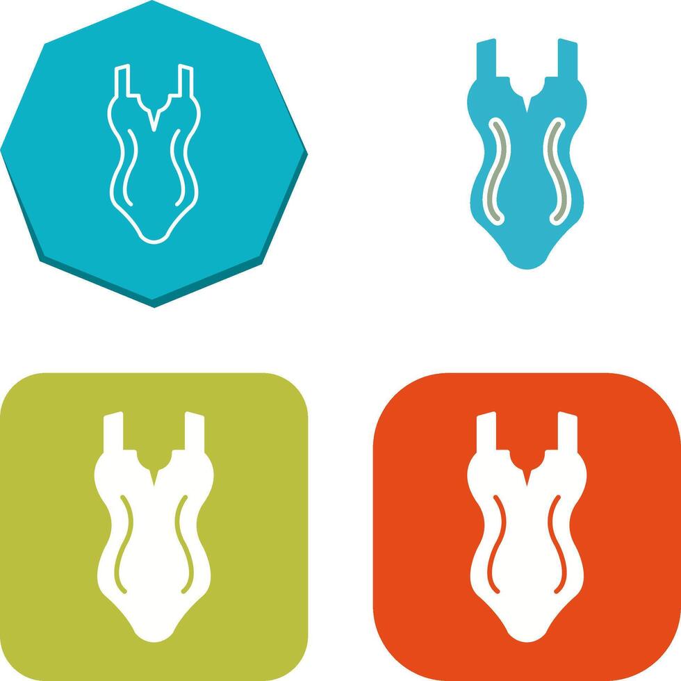 Swim Suit Icon Design vector