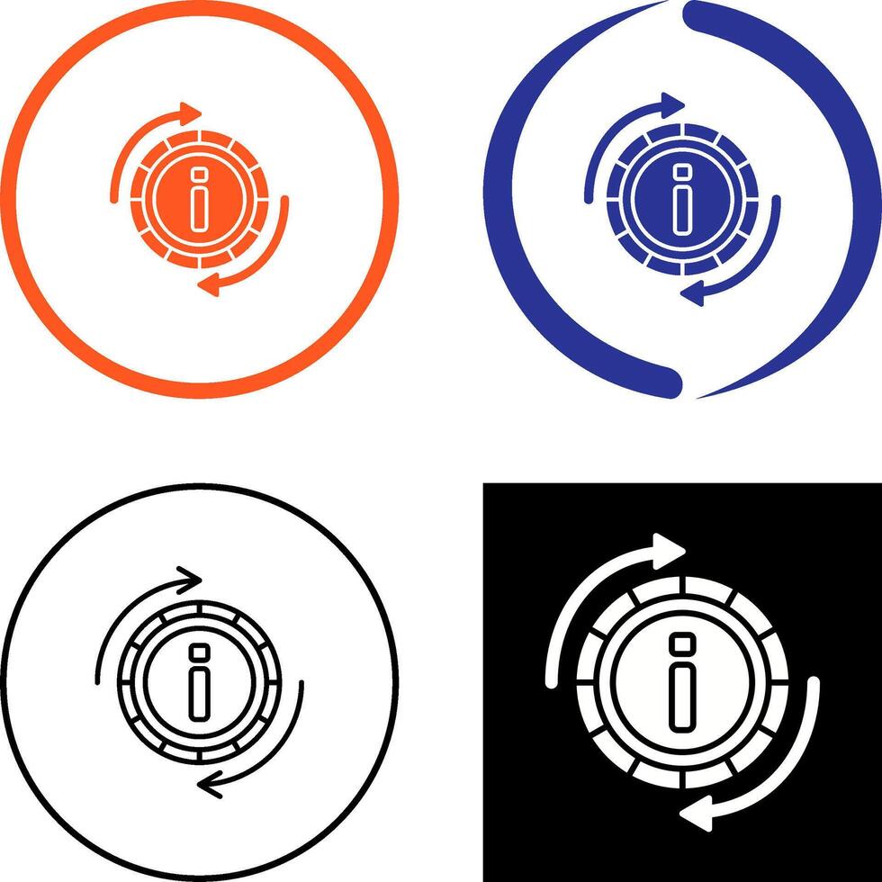 Refresh Icon Design vector