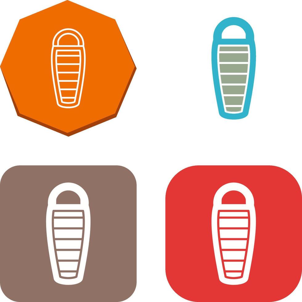 Sleeping Bag Icon Design vector
